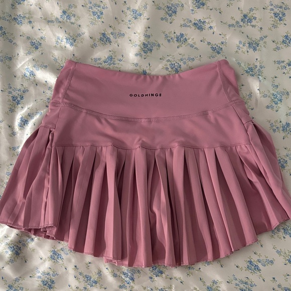 Elegant Mauve Skater Skirt - Picture 2 of 3